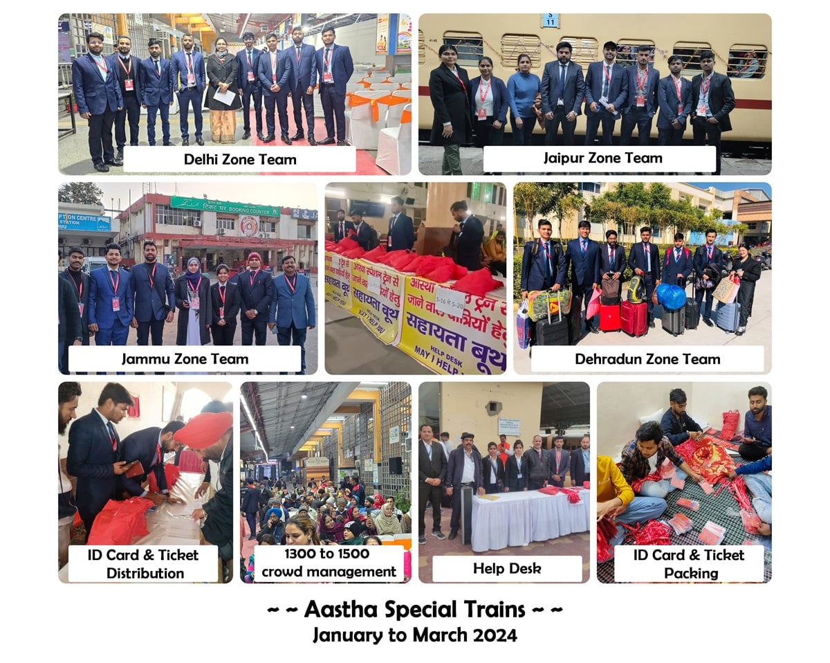 Astha Special Train (North Zone) – 2024 (IRCTC)